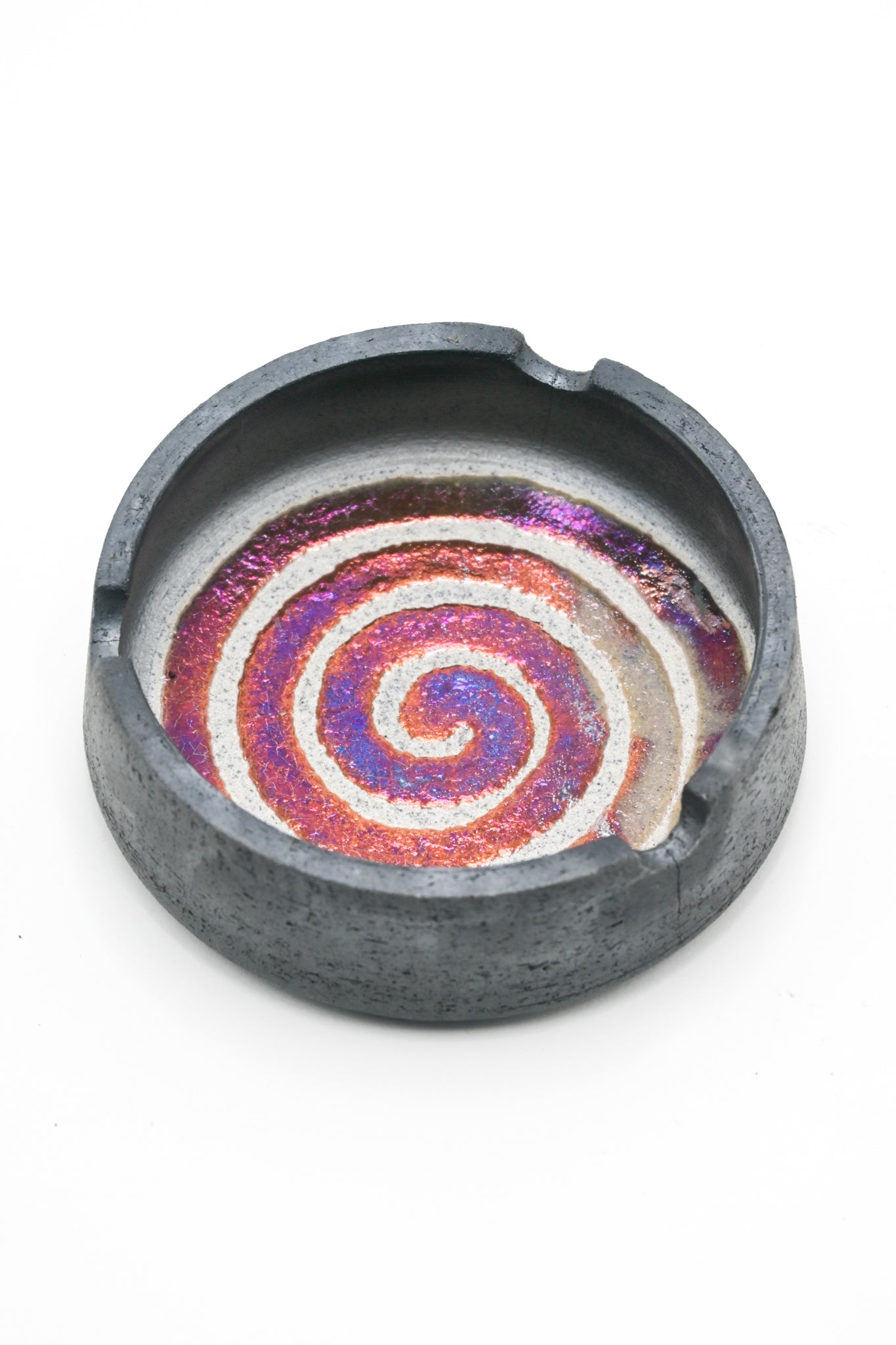 Raku Fired Ashtray 001