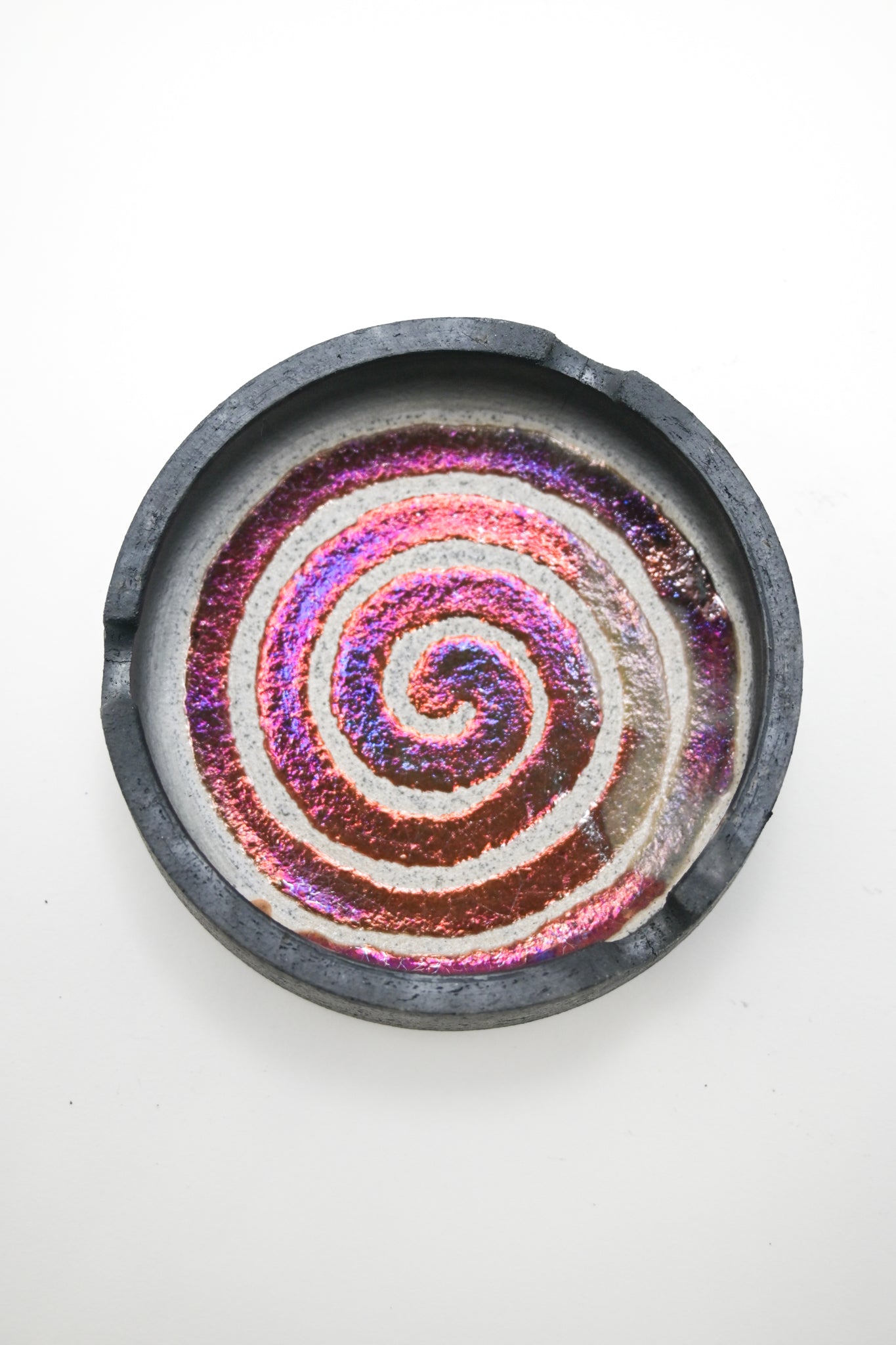 Raku Fired Ashtray 001