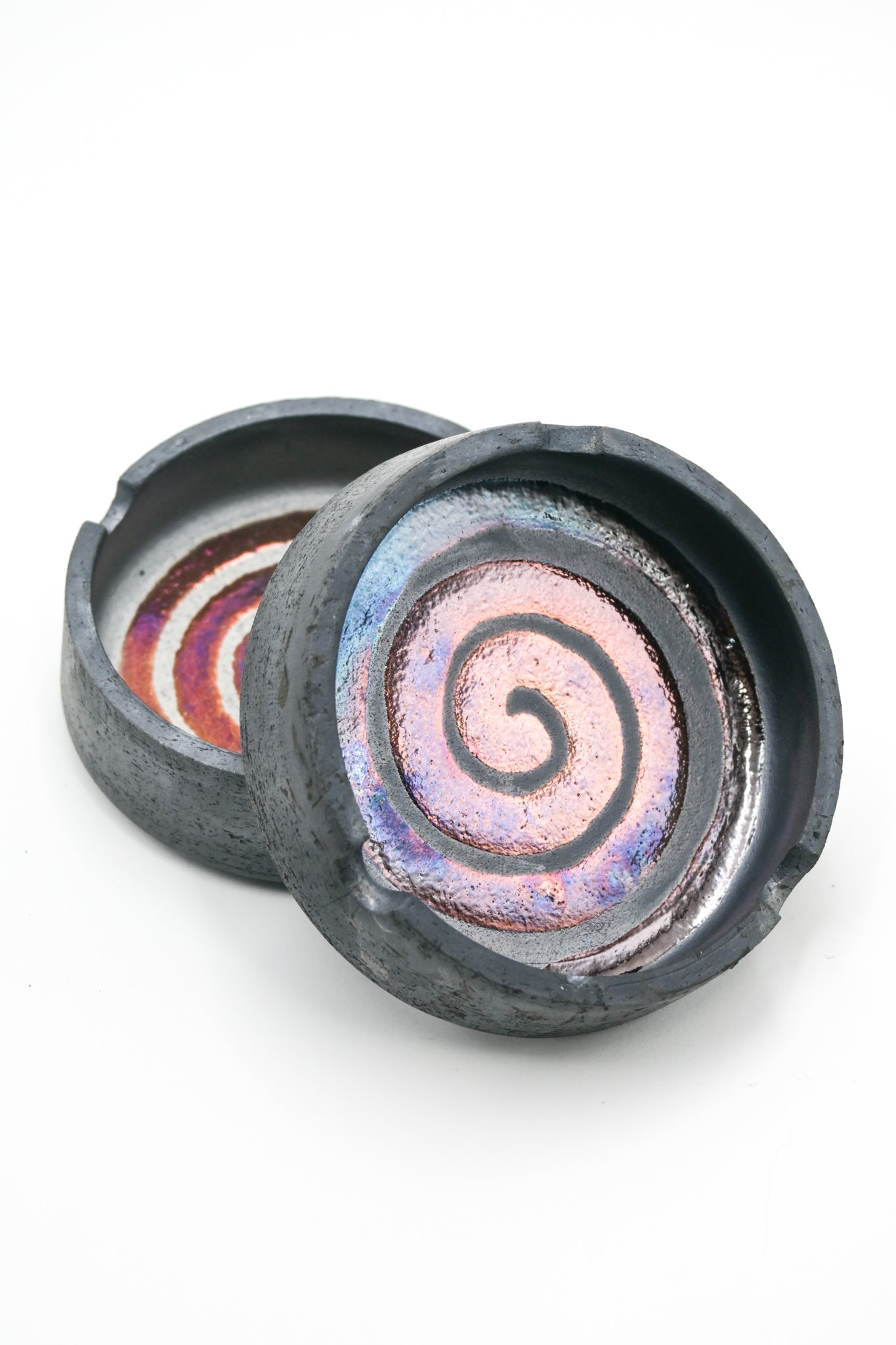 Raku Fired Ashtray 002