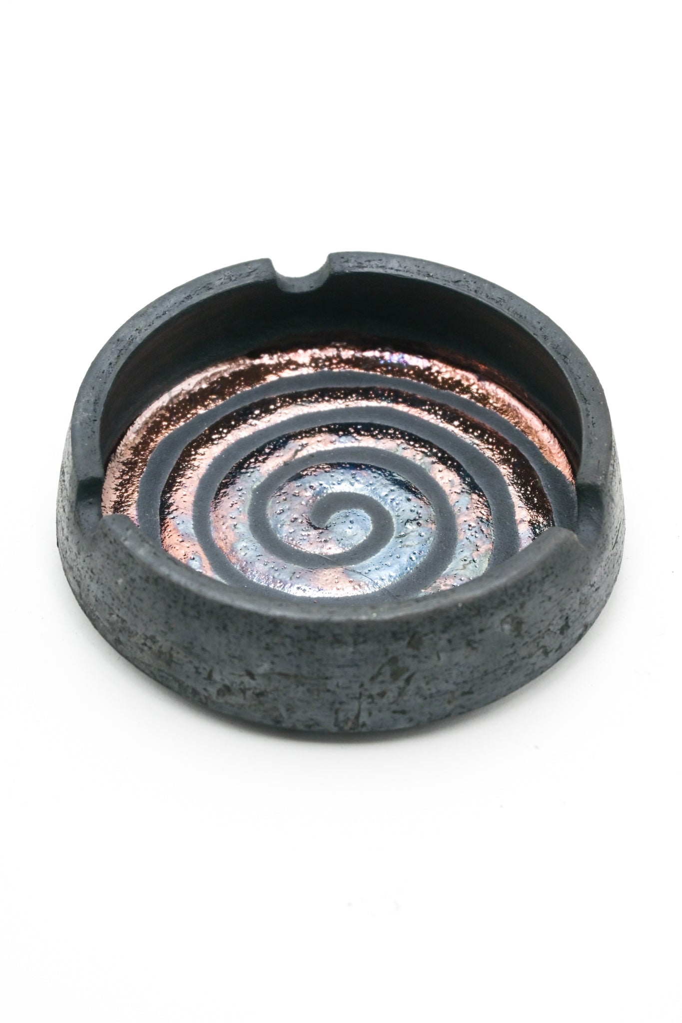 Raku Fired Ashtray 003