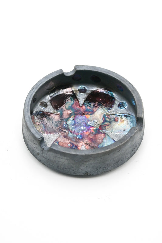 Raku Fired Ashtray 004