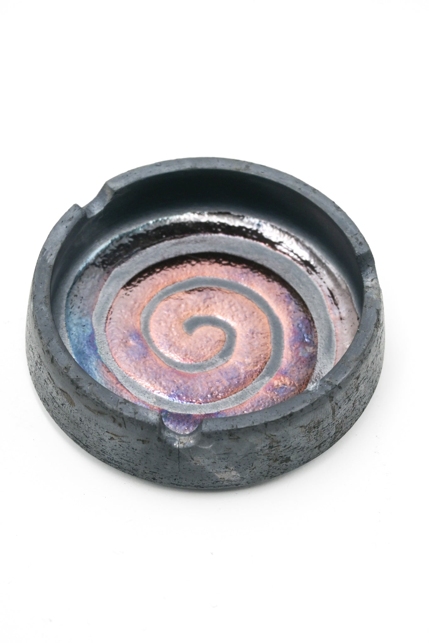 Raku Fired Ashtray 002