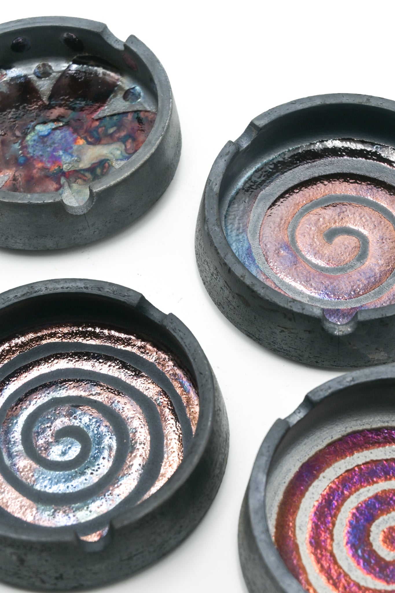 Raku Fired Ashtray 002