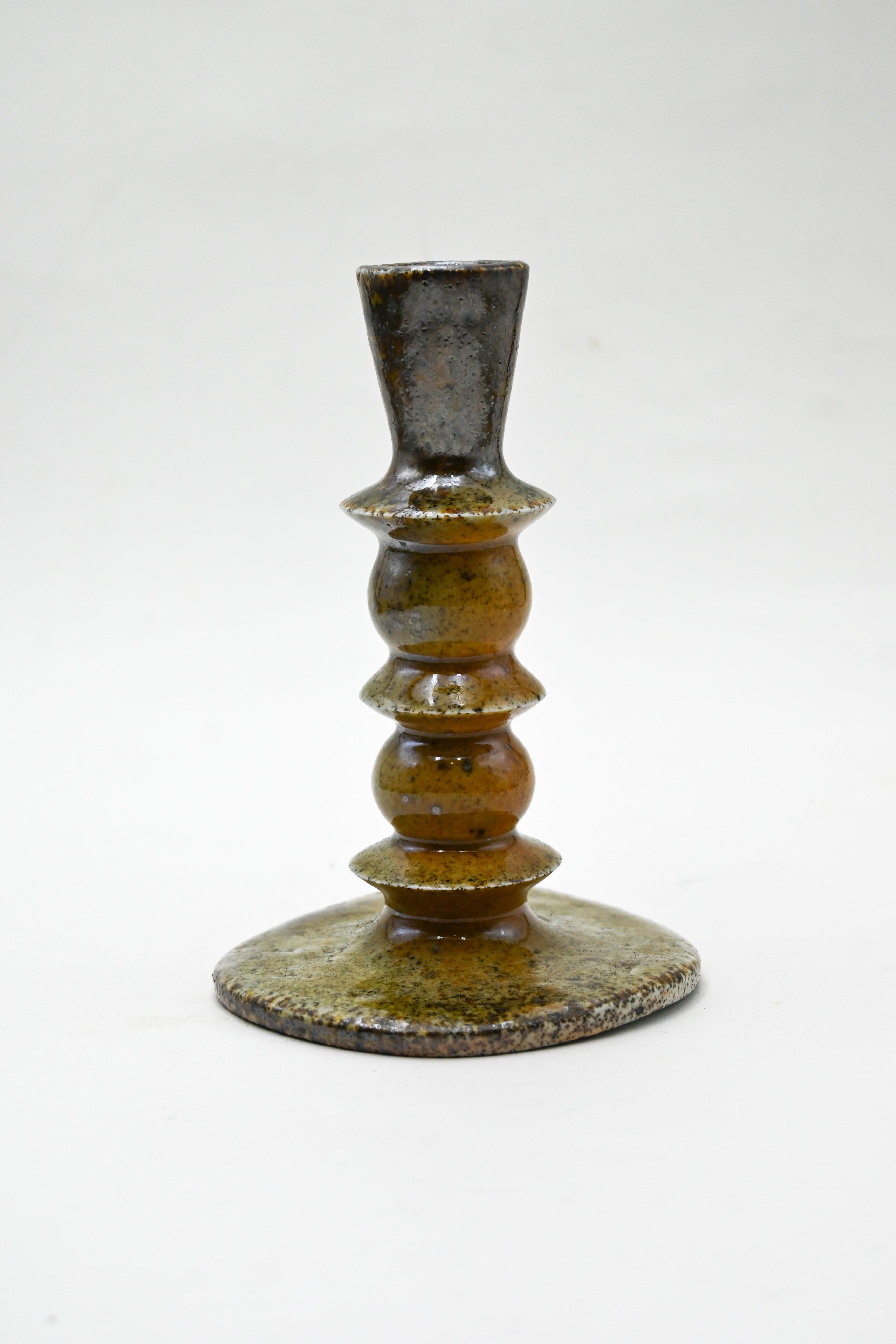 Cloud 9 Clay Wood Fired Candlestick - Thumbnail 2