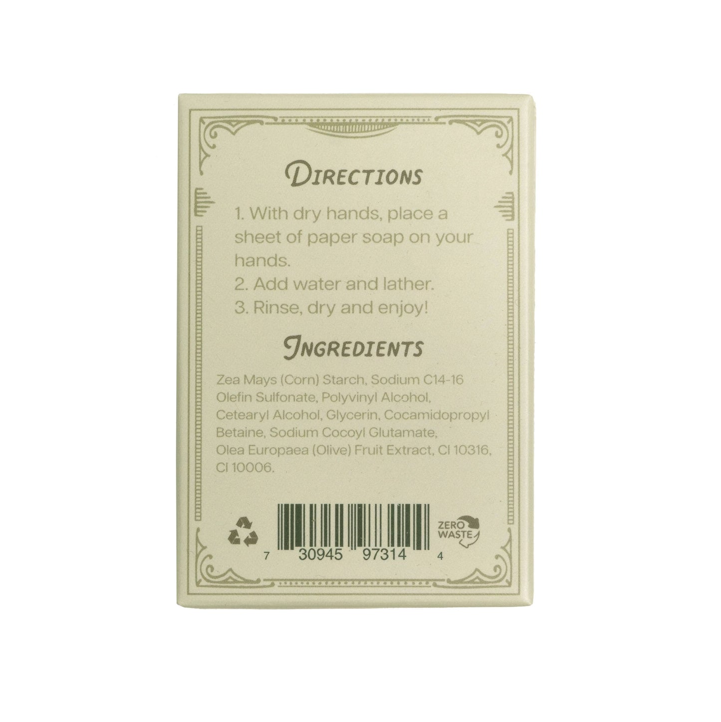 Paper Soap
