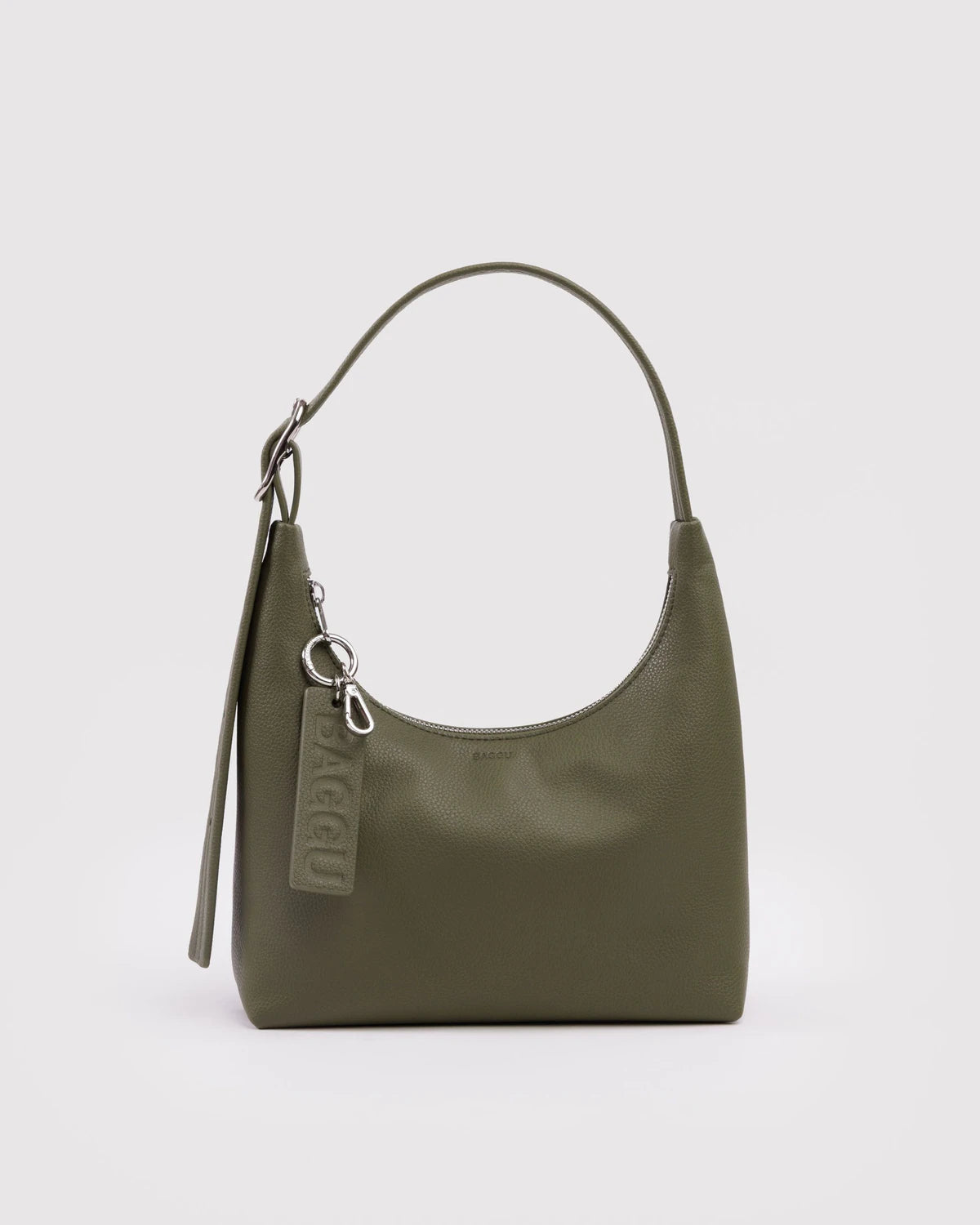 BAGGU Mini Recycled Leather Shoulder Bag