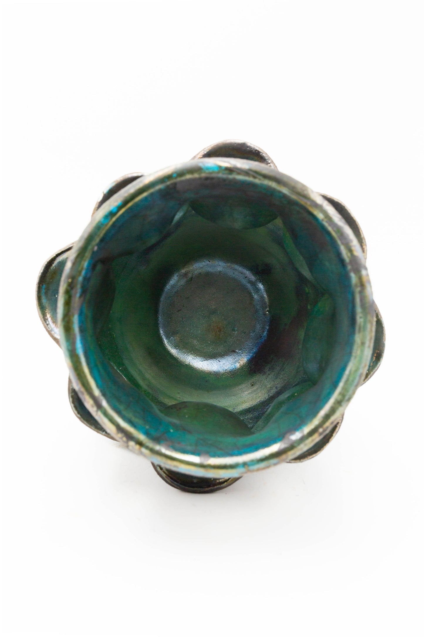 Raku Strawberry Planter 002