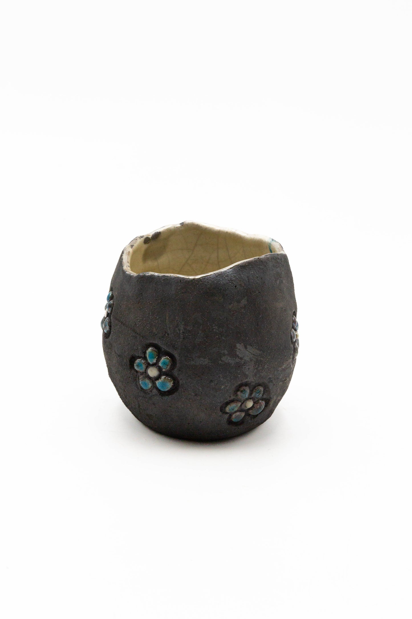 Raku Fired Planter 001