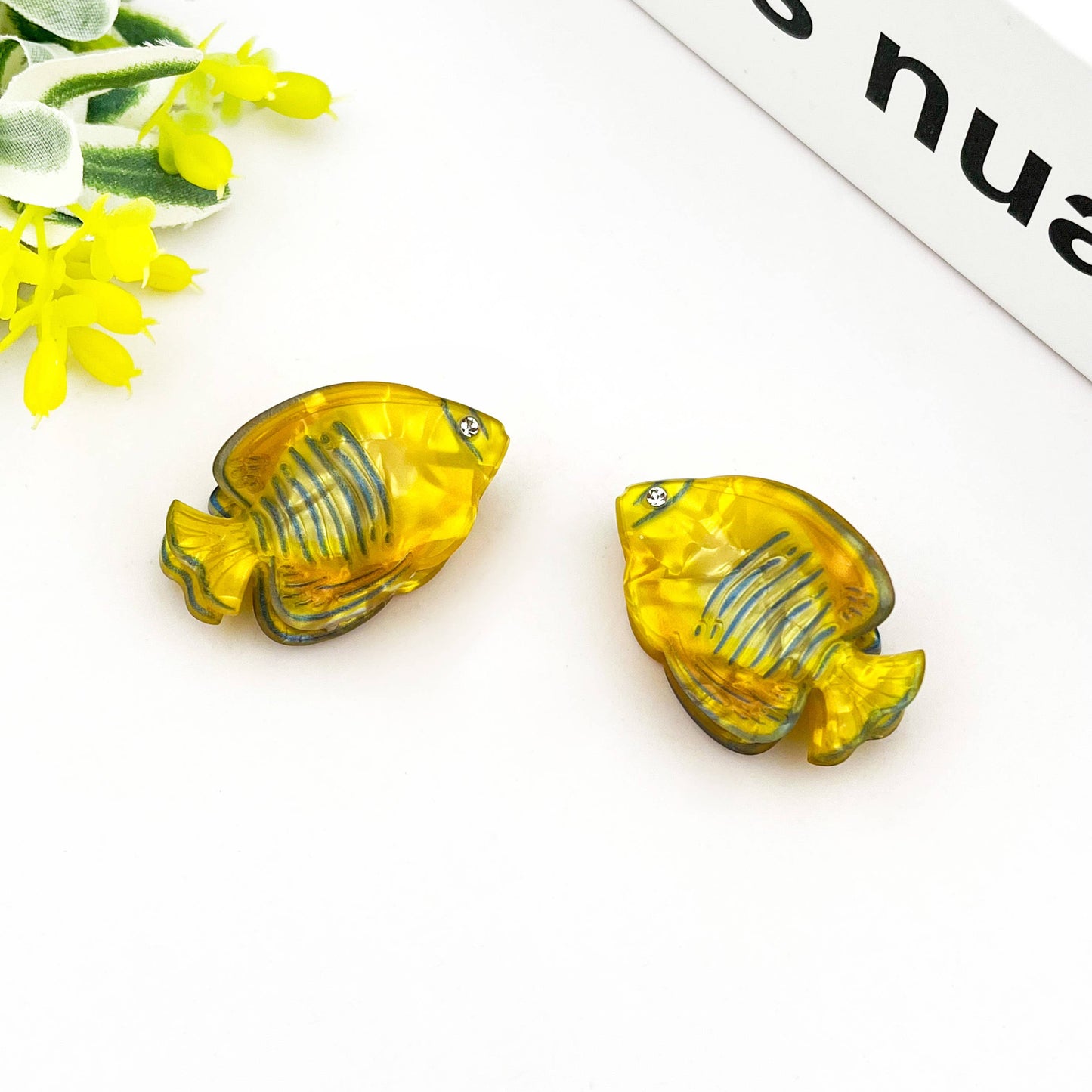 Marine Animal Hair Clips