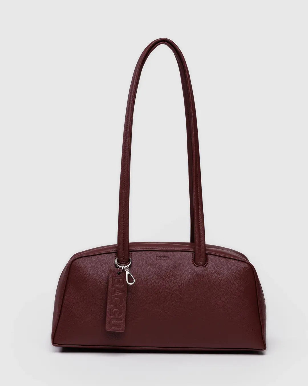 BAGGU Recycled Leather Bowler Bag