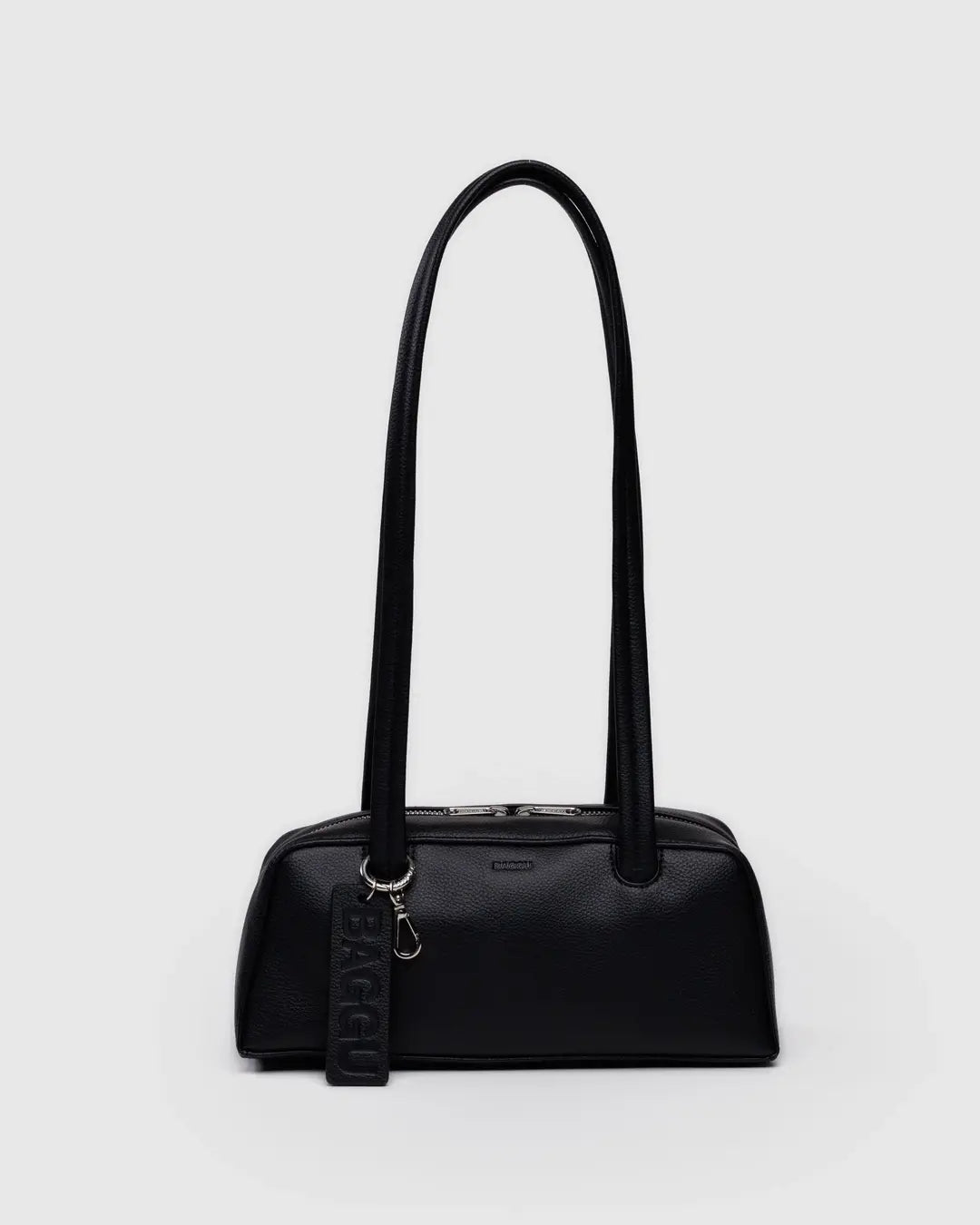 BAGGU Small Recycled Leather Bowler Bag