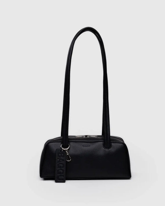 BAGGU Small Recycled Leather Bowler Bag