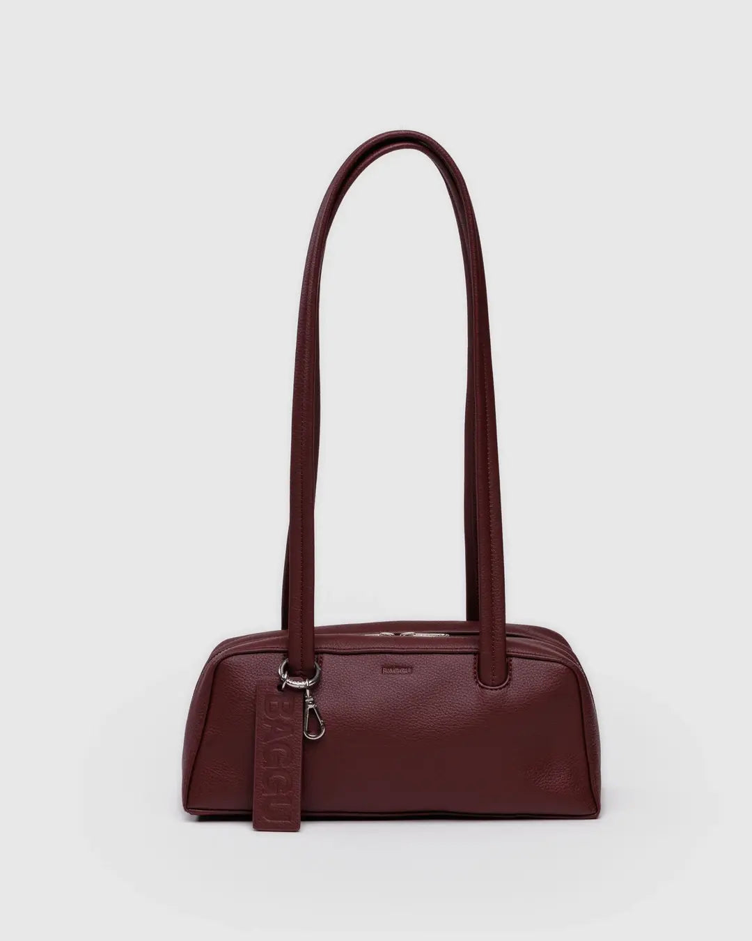 BAGGU Small Recycled Leather Bowler Bag