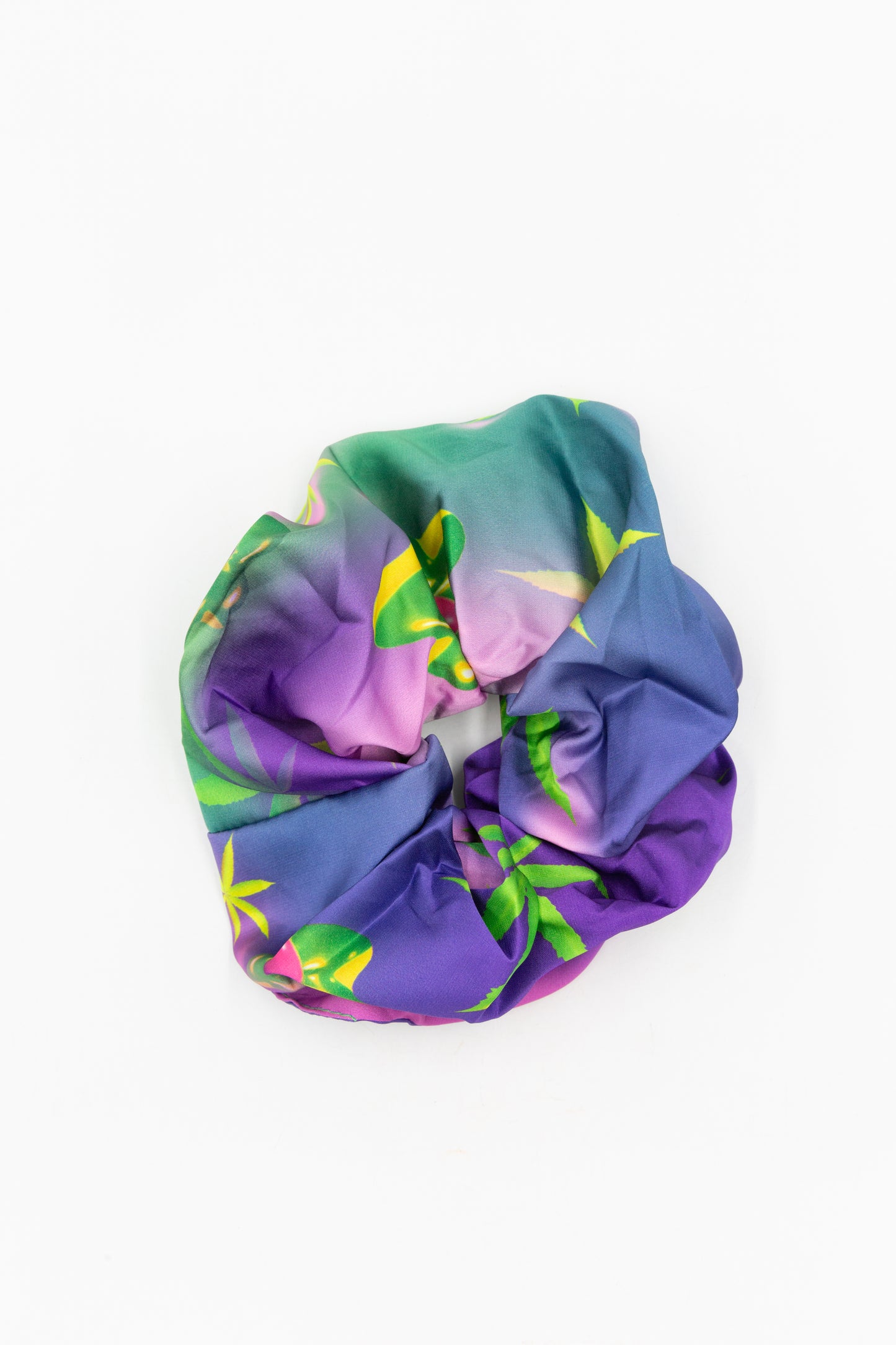 Broccoli Silk Weed Scrunchies