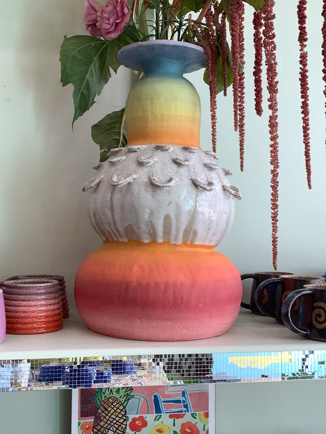 Jumbo sculpture vase 002